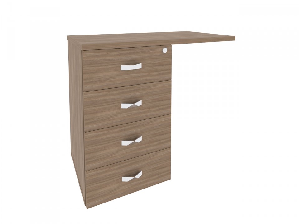 Кабинет руководителя ONIX DIRECT O.TPU-4 Тумба приставная (универсальная л/пр)