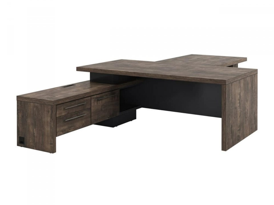 Кабинет руководителя Torston T-820л.1000 (лев.) Стол руководителя с тумбой и бриф. с розеткой