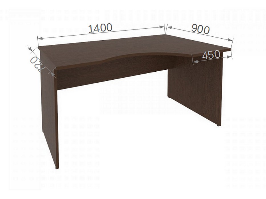 Ресепшн RIVA Стол угловой (правый) А.СА-2 Пр