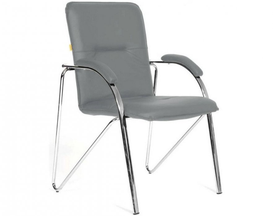 Конференц-кресло Самба с мягкими подлокотниками (кожзам)